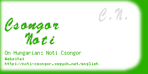 csongor noti business card